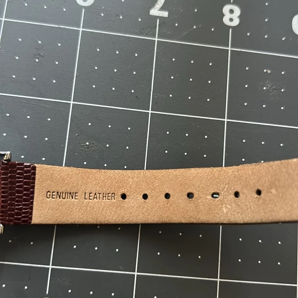 John Weitz Watch with leather Strap